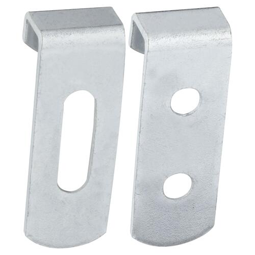 V2559 Small Hidden Mirror Holder Zinc Plated Finish