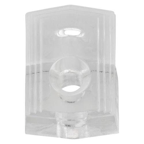 V2555 1/4" Mirror Holder Clear Finish - pack of 5