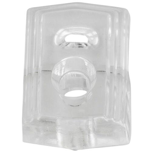 V2555 1/8" Mirror Holder Clear Finish - pack of 5