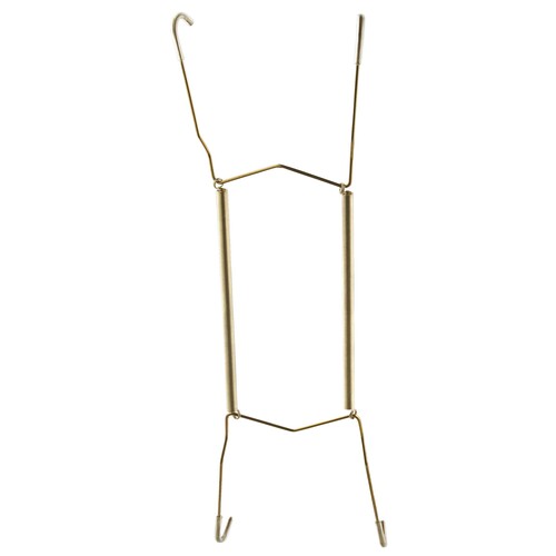 V2525 11" Plate Hanger Brass Finish