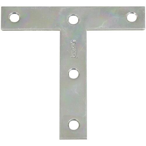 116BC 4" x 4" T-Plate - Zinc Plated