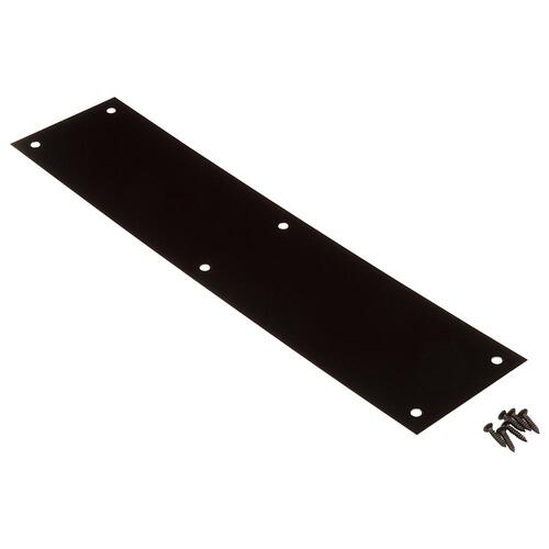 Push Plate, Aluminum, Oil-Rubbed Bronze, 15 in L, 3-1/2 in W - pack of 2