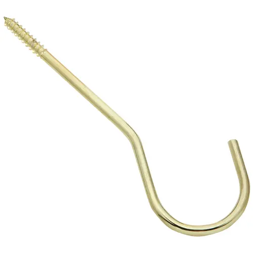 V2666 6" Ceiling Hook Brass Finish