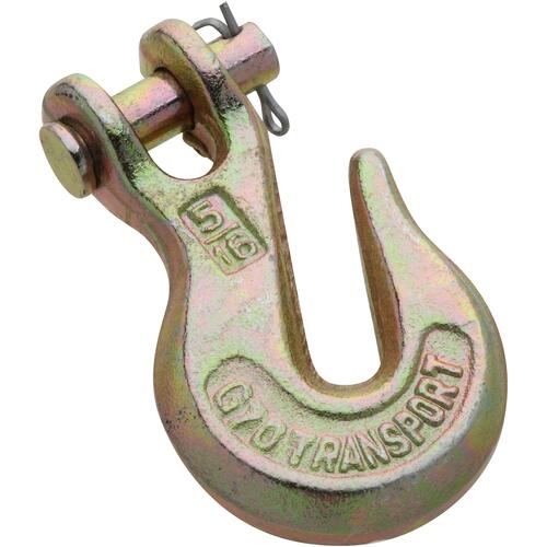 3253BC 5/16" Clevis Grab Hook Yellow Chromate Finish