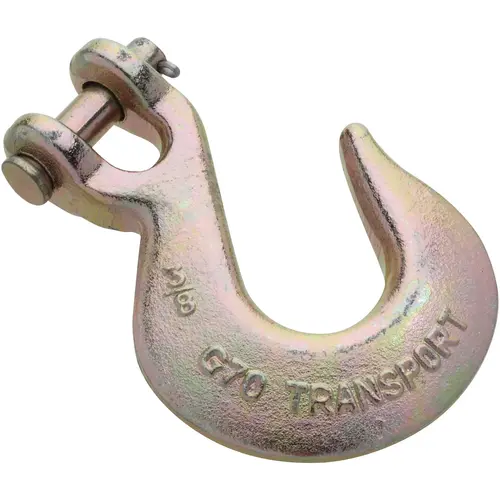 3254BC 3/8" Clevis Slip Hook Yellow Chromate Finish