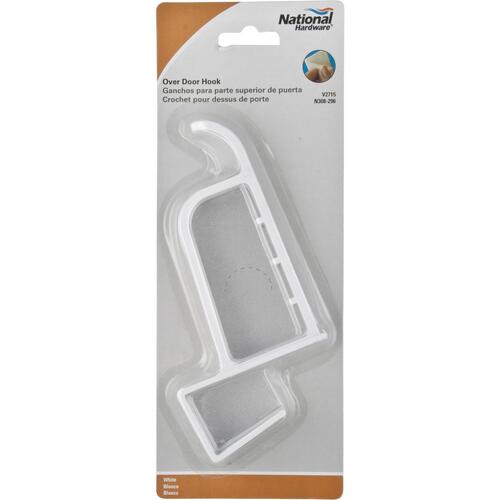 V2715 Long Over Door Valet Hook - White