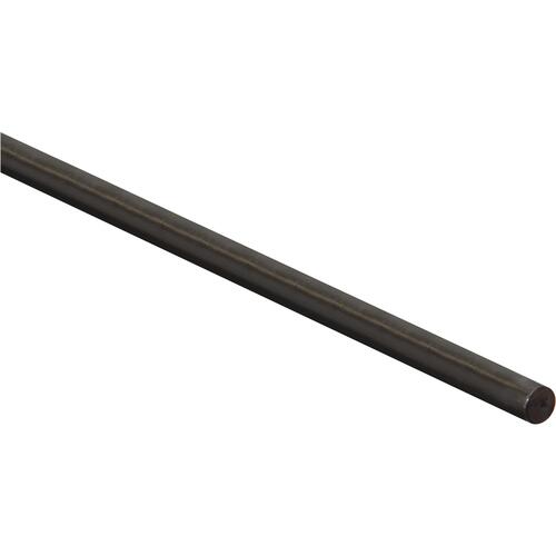 4055BC 3/8" x 36" Cold Rolled Smooth Rod Plain Steel Finish