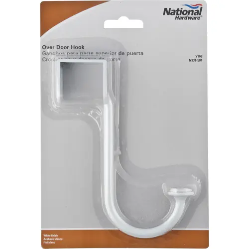 V168 Over Door Hook - White