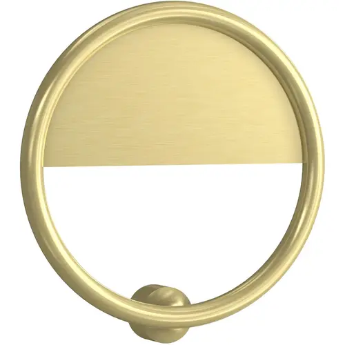 Hardware 4-1/3 In. Brushed Gold Cooper Door Knocker