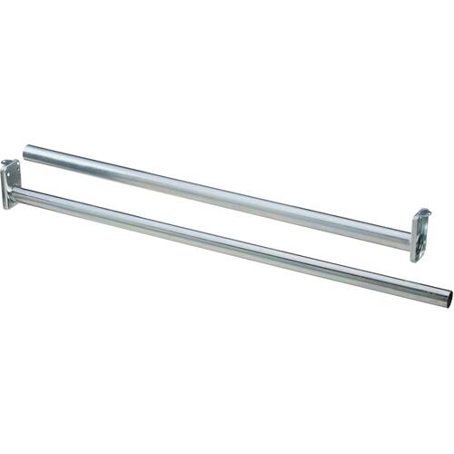 DPV209 72" - 120" Adjustable Closet Rod Bright Finish Zinc Plated