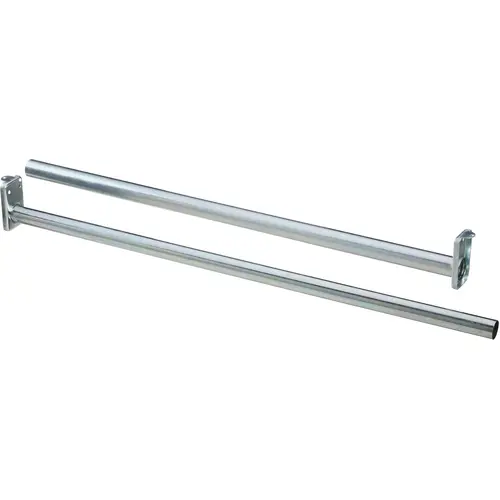 DPV209 48" - 72" Adjustable Closet Rod Bright Finish Zinc Plated