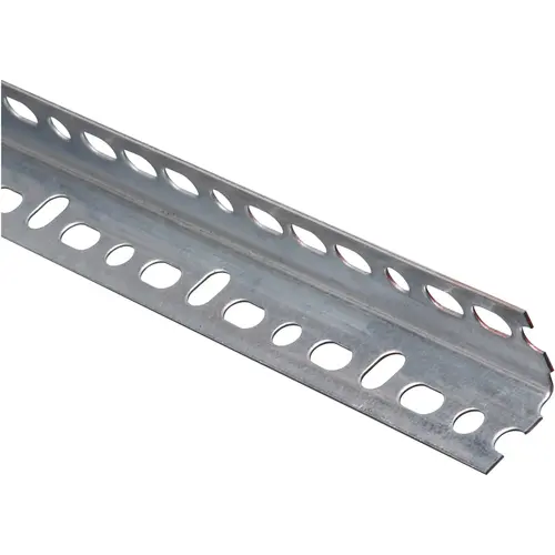 4021BC 1-1/4" x 36" Slotted Angle 0.047" Thick Galvanized Finish