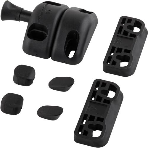 V6205 2-3/4" Magna Latch Side Pull, Magnetic Self Latching Bolt - Black