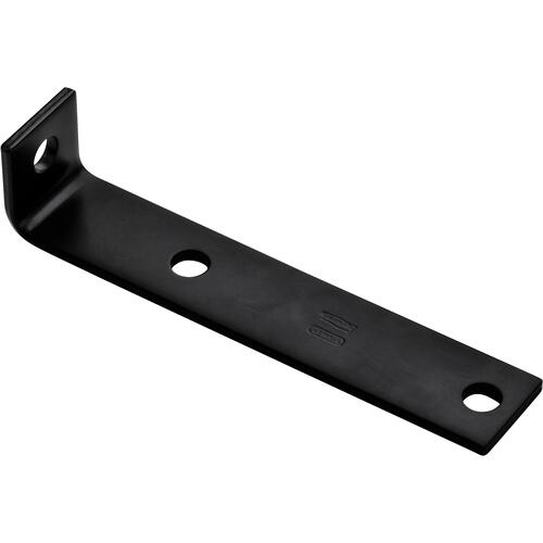 1152BC 7-1/2" x 1.6" x 1.5" x 3/16" Offset Corner Brace - Black