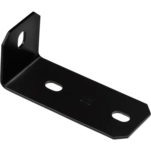 1155BC 6.8" x 3" x 3" x 1/8" Offset Corner Brace - Black