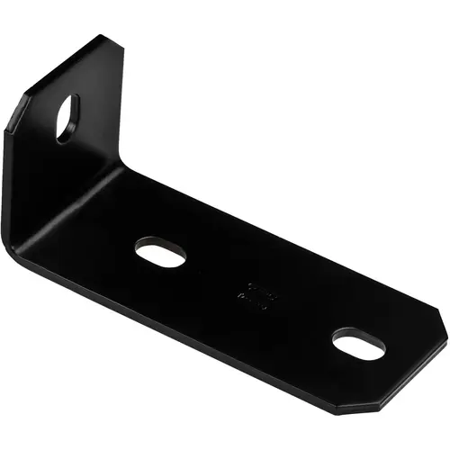 1155BC 6.8" x 3" x 3" x 3/16" Offset Corner Brace - Black