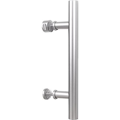 Madison Sliding Door Bar Pull, Contemporary, Satin Nickel, 12 In.