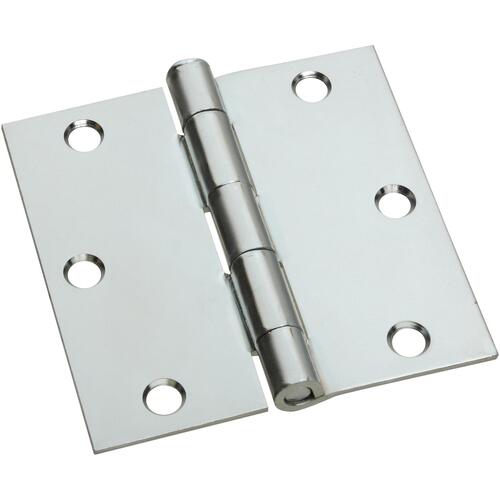 SPB512 3-1/2" SQR Hinge - Zinc Plated