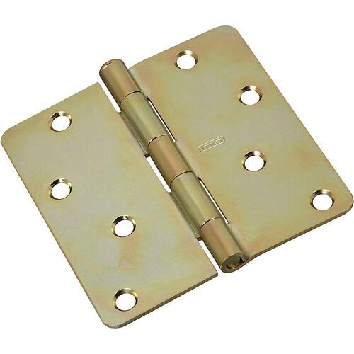 SPB512RC 4" 1/4R Hinge - Brass Tone