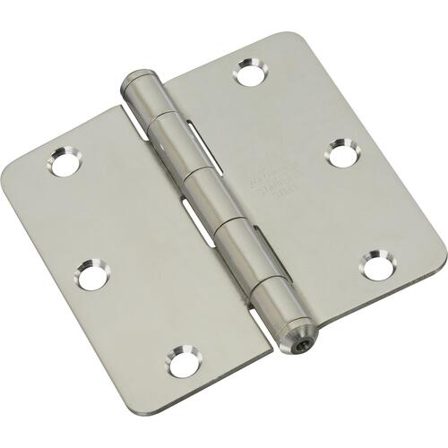 SPB514RC 3" 1/4R Standard Hinge - Stainless