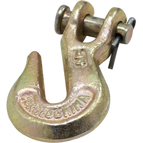 3253BC 1/4" Clevis Grab Hook - Yellow Chromate