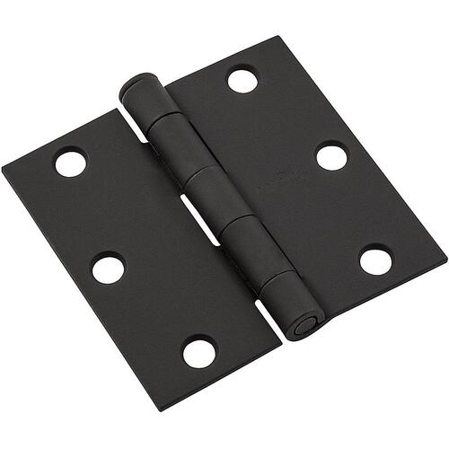 SPB512 3" SQR Hinge - Black