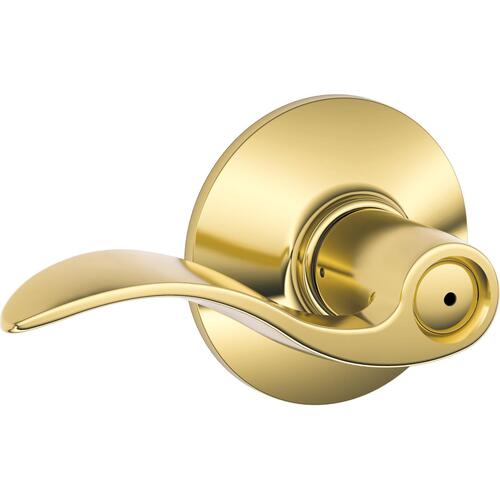 F40VACC605 Accent Privacy - Polished Brass