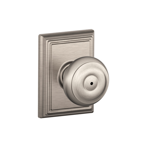 F40GEO619ADD 16-080 10-027 Georgian / Addison Privacy - Satin Nickel