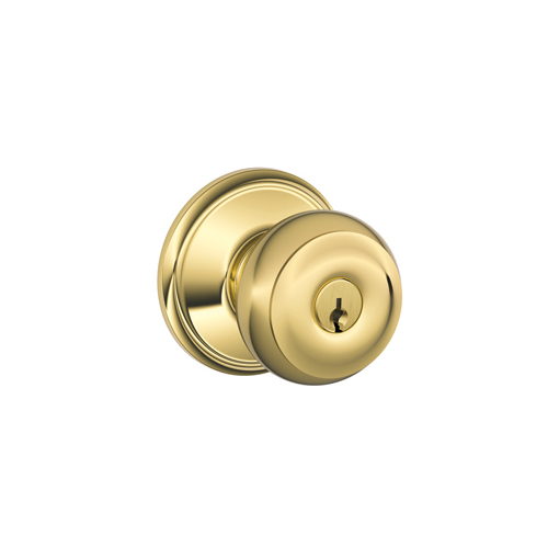 F51AVGEO605 K4 Georgian Entry - Polished Brass