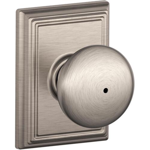 F40PLY619ADD 16-080 10-027 Plymouth / Addison Privacy - Satin Nickel