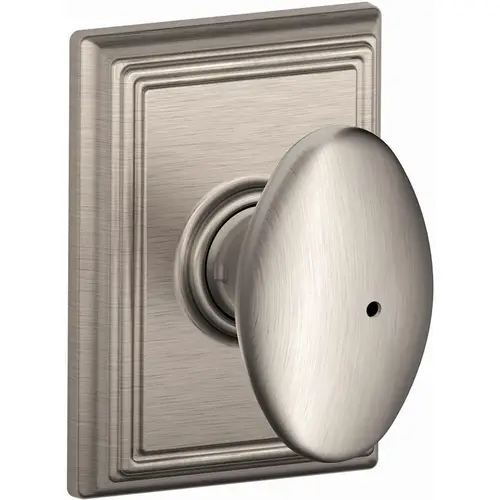 F40SIE619ADD 16-080 10-027 Siena / Addison Privacy - Satin Nickel