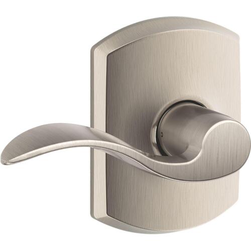 F10ACC619GRW 16-080 10-027 Accent / Greenwich Passage - Satin Nickel