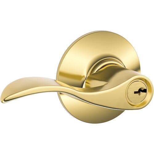 F51AACC605 16-211 10-063 K4 Accent Entry - Polished Brass