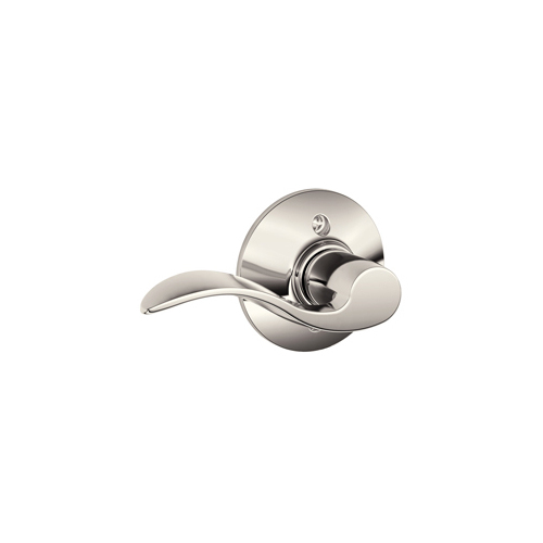 Left Hand Accent Lever Half Dummy Bright Nickel Finish