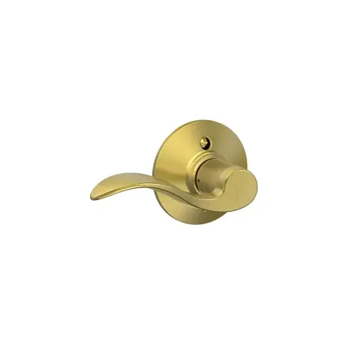 Left Hand Accent Lever Half Dummy Satin Brass Finish