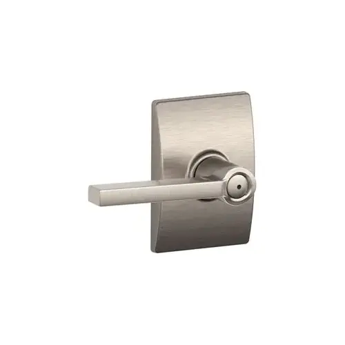 F40LAT619CEN 16-080 10-027 Latitude / Century Privacy - Satin Nickel