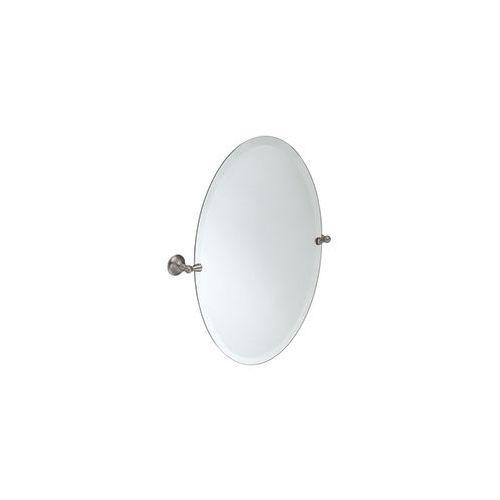 Sage Oval Mirror Brushed Nickel Finish