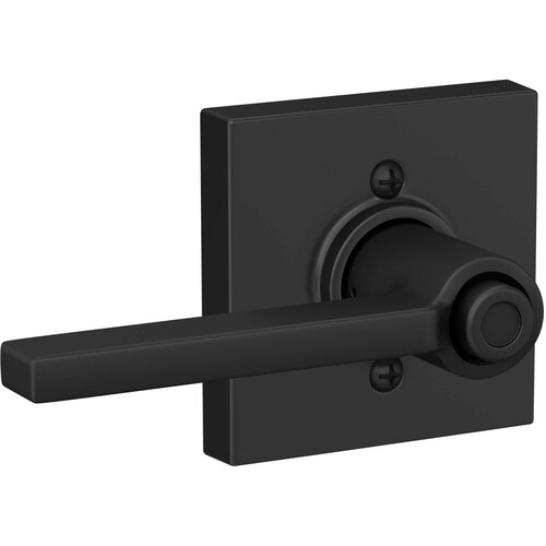 Schlage Residential F40LAT622COL F40LAT622COL 16-080 10-027 Latitude / Collins Privacy - Matte Black