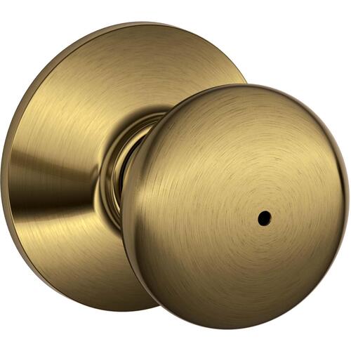 F40PLY609 16-080 10-027 Plymouth Privacy - Antique Brass