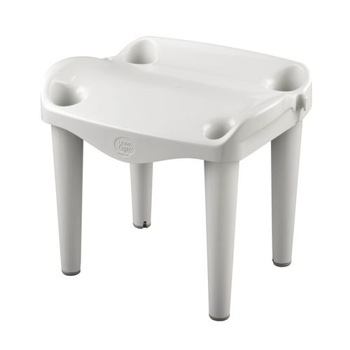 Tub and Shower Seat White Finish