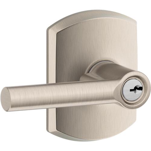 F51ABRW619GRW 16-211 10-063 K4 Broadway / Greenwich Entry - Satin Nickel