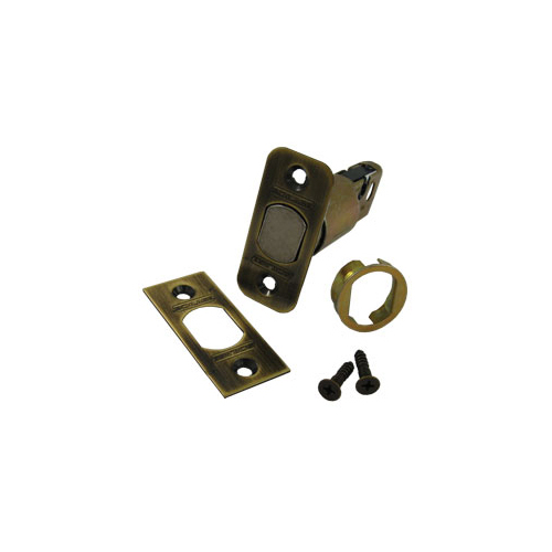 12-287 609 F Series Triple Option Latch for 1-Cyl Deadbolt - Antique Brass