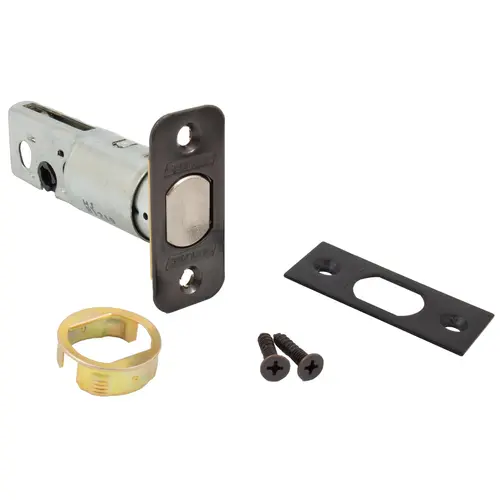 12-287 716 F Series Triple Option Latch for 1-Cyl Deadbolt - Aged Bronze