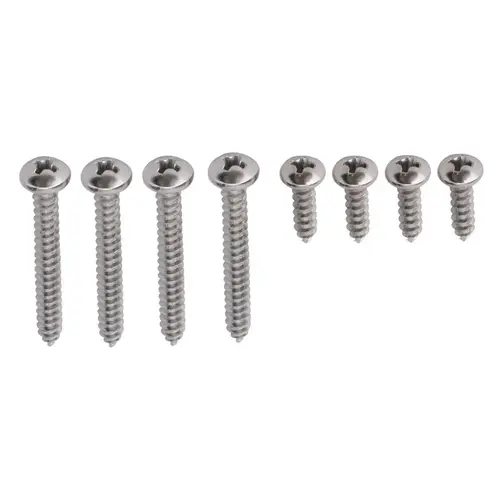 CD-0047-CH Shelf Bracket Screws - pack of 8 - Polished Chrome