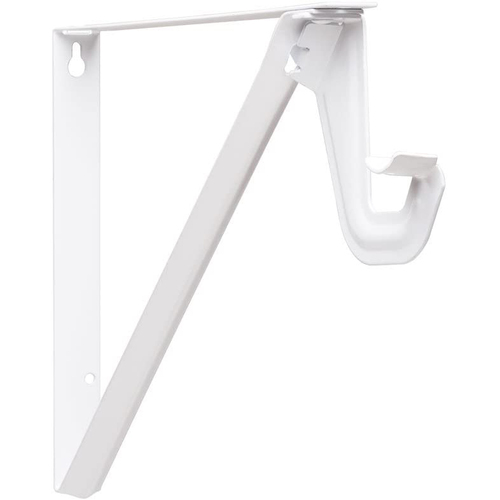 RP-0052-WT Slide-Thru Shelf Bracket - White