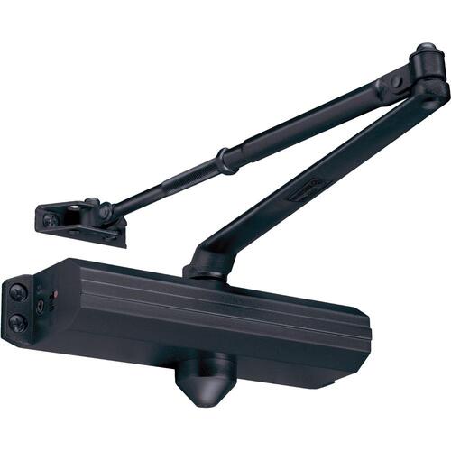 Tell DC100451 19641 PA US19 Adjustable 1-4 Door Closer - Matte Black