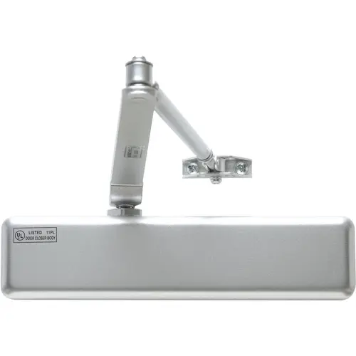 Tell DC100316 12741 BC PA SN1 COV AL Adjustable 1-6 Door Closer - Aluminum