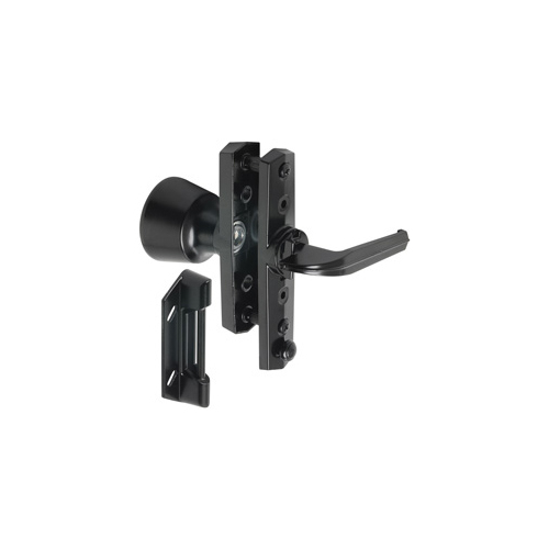 Wright Products V670BL Universal Tulip Knob Door Latch, Black