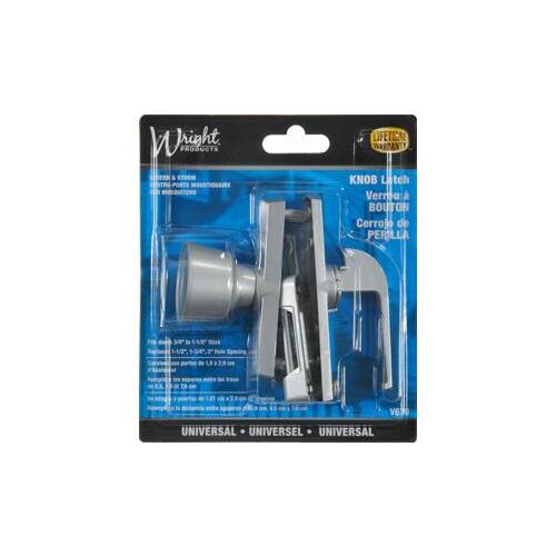 Wright Products V670 Universal Tulip Knob Door Latch, Out Swinging, Aluminum