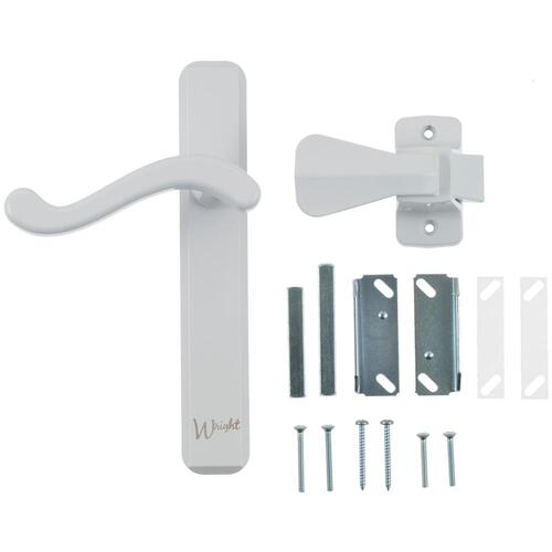 VBA213WH Bayfield Surface Mount Latch - White